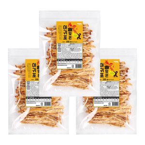 바다원 불맞은 아귀포, 200g, 3개