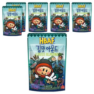 바프 김맛 아몬드, 120g, 6개