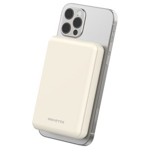 스마텍 PD 20W 고속충전 맥세이프 보조배터리 10000mAh 멀티단자, ST-CMB10, 베이지