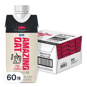 어메이징오트 폴 바셋 콜드브루 오트 커피, 330ml, 60개