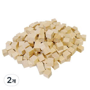 큰솔가베 1cm 쌓기나무 200p, 원목, 2개