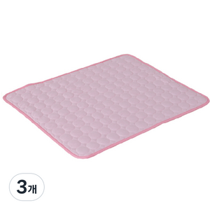 디에스 반려동물 여름 아이스 쿨 매트, 핑크, 3개