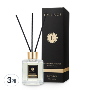 에멜시 재즈 디퓨저, 라벤더, 120ml, 3개