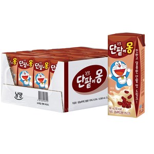 남양유업 단팥에몽 멸균우유, 24개, 190ml