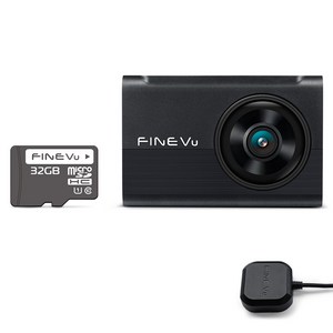 파인뷰 전후방 FHD HD 2채널 블랙박스 X6 POWER, 32GB, 후방 카메라 + 거치대 + Micro SD 카드 + 전원케이블 + 후방 케이블 + GPS 안테나