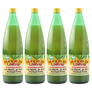 유로푸드 유기농 레몬주스, 1L, 4개