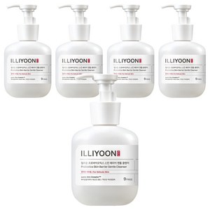 일리윤 프로바이오틱스 스킨 배리어 젠틀클렌저 여성청결제, 300ml, 5개