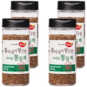 햇님마을 볶아내어 향긋한 우리집 국산 통들깨, 100g, 4개