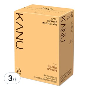 카누 에스프레소 밀크티 라떼, 17.3g, 24개입, 3개