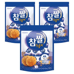 크라운 참쌀 누룽지, 216g, 3개
