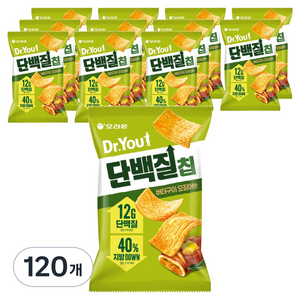 닥터유 단백질칩 버터구이오징어맛, 60g, 120개