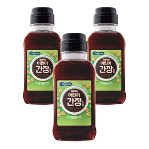 베베쿡 처음먹는 어린이 간장소스, 한식 간장, 145ml, 3개