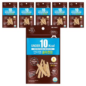 시리우스 윌 강아지 언더텐 콜라겐껌, 콜라겐, 20g, 6개