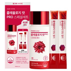 푸드올로지 빨간통 다이어트 콜레올로지컷 프로 스페셜 60p + 컷팅 젤리 2p 세트, 1세트