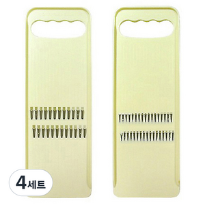 사계절 가는 채칼 3mm + 1.6mm 세트, 아이보리, 4세트