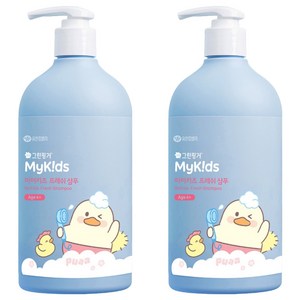 그린핑거 마이키즈 프레쉬 샴푸, 500ml, 2개