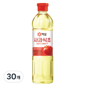 백설 사과식초, 900ml, 30개