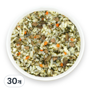 짱죽 유아용 실온 이유식 완료기 아기밥, 한우소고기현미밥, 160g, 30개