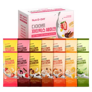 뉴트리디데이 다이어트 파티믹스 쉐이크 7종 세트, 350g, 1세트