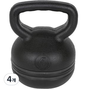아리프 라인 케틀벨, 블랙, 4kg, 4개