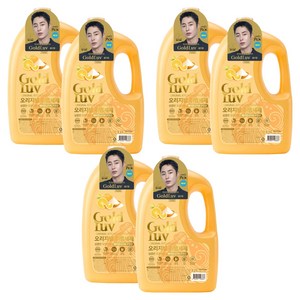 골드럽 오리지널 베이킹소다&구연산 주방세제 오렌지향 용기 3.2L, 6개