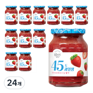 복음자리 45도 과일잼 딸기, 350g, 24개