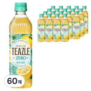 티즐 제로 유자그린티, 500ml, 60개