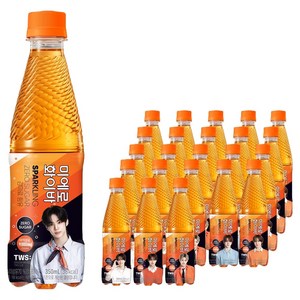 미에로화이바 스파클링 제로 탄산음료, 350ml, 24개