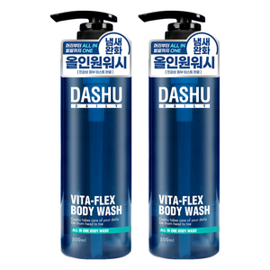 다슈 데일리 비타플렉스 올인원 바디워시, 500ml, 2개