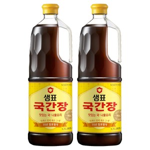 샘표 국간장, 1.7L, 2개