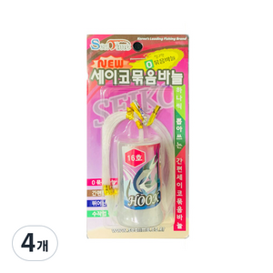 씨타임 세이코 묶음 낚싯바늘, 4개, 50개입
