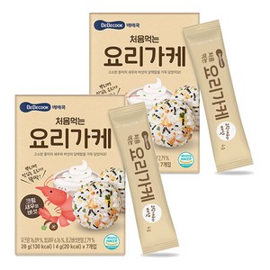 베베쿡 처음먹는 요리가케, 28g, 2개, 크림새우와버섯