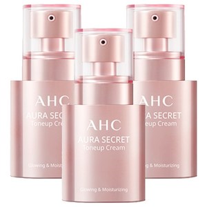 AHC 아우라 시크릿 톤업 크림 SPF30 PA++, 30g, 30ml, 3개