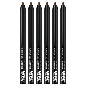 머지 더 퍼스트 젤 아이라이너 0.5g, G2 더치브라운, 6개