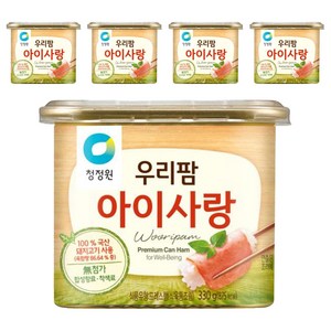 청정원 우리팜 아이사랑 햄통조림, 330g, 5개