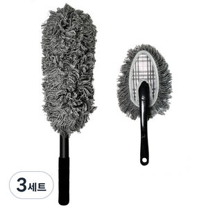 이지워시 오일코팅 면사 먼지털이개 대형 + 소형 세트, 3세트