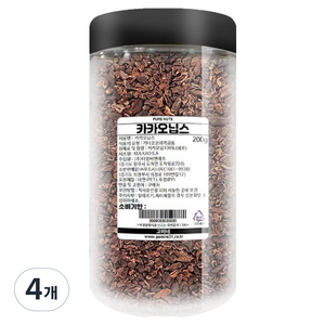 고미네 카카오닙스 통, 200g, 4개