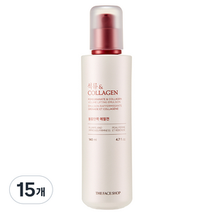 더페이스샵 석류 앤 콜라겐 볼륨탄력 에멀젼, 140ml, 15개