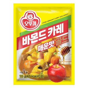 오뚜기 바몬드 카레 골드 매운맛, 100g, 1개