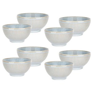 니코트 Everyday collection 밥공기 국그릇 4인 식기 세트, 그레이, 밥공기 4p + 국그릇 4p, 1세트