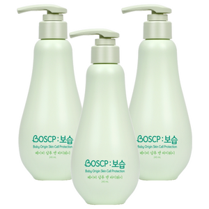 보습 베이비 샴푸 앤 바디워시, 245ml, 3개