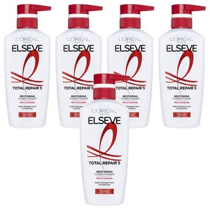 로레알파리 엘세브 토탈 리페어 5 컨디셔너 멜론 프루티 플로럴 퍼퓸, 375ml, 5개