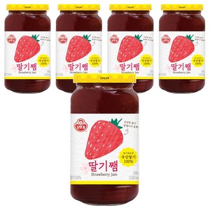 오뚜기 딸기쨈, 500g, 5개