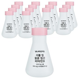 비타민마을 더블 업 철분 엽산 비타민D 30g, 60정, 15개