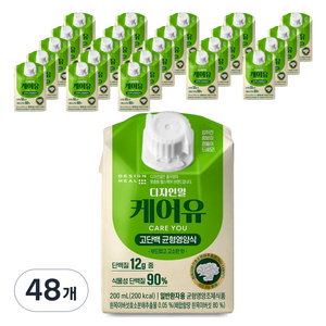 디자인밀 케어유 고단백 균형영양식, 48개, 200ml