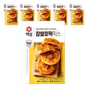 백설 찹쌀 호떡믹스, 400g, 6개