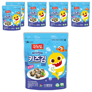 광천김 핑크퐁 키즈김자반, 40g, 6개