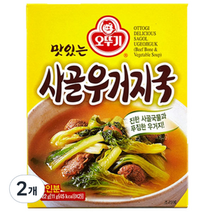 오뚜기 맛있는 사골우거지국, 22g, 2개