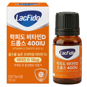 락피도 비타민D 드롭스 400IU, 10ml, 1개