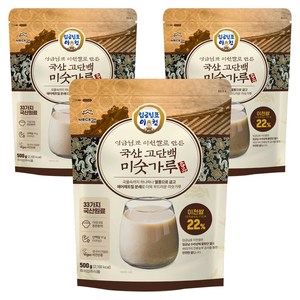배대감 임금님표 이천쌀로 만든 국산 고단백 미숫가루, 500g, 3개